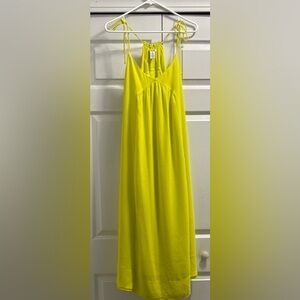 Bar III Vibrant Yellow Maxi Dress